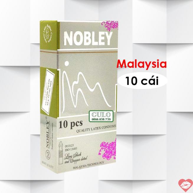 Nơi bán Bao cao su Nobley 10 pcs giá rẻ chính hãng Malaysia shop bcs uy tín có tốt không? 