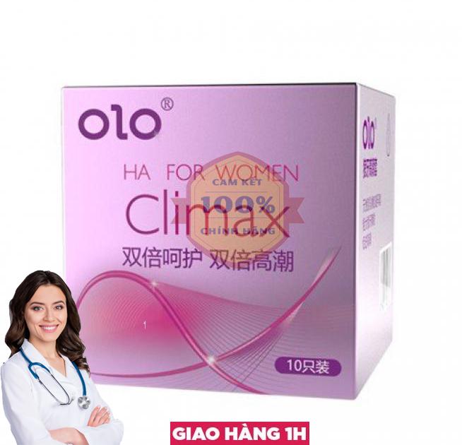  So sánh Bao cao su OLO 0.01 Climax Ha For Women - Siêu mỏng dưỡng ẩm gai li ti - Hộp 10  mới nhất 