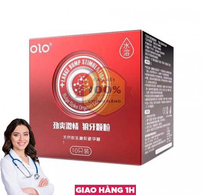  Mua Bao cao su OLO 0.01 Large Bump Stimulation - Siêu mỏng nóng ấm hương vani - Hộp 10 cái  tốt nhất 