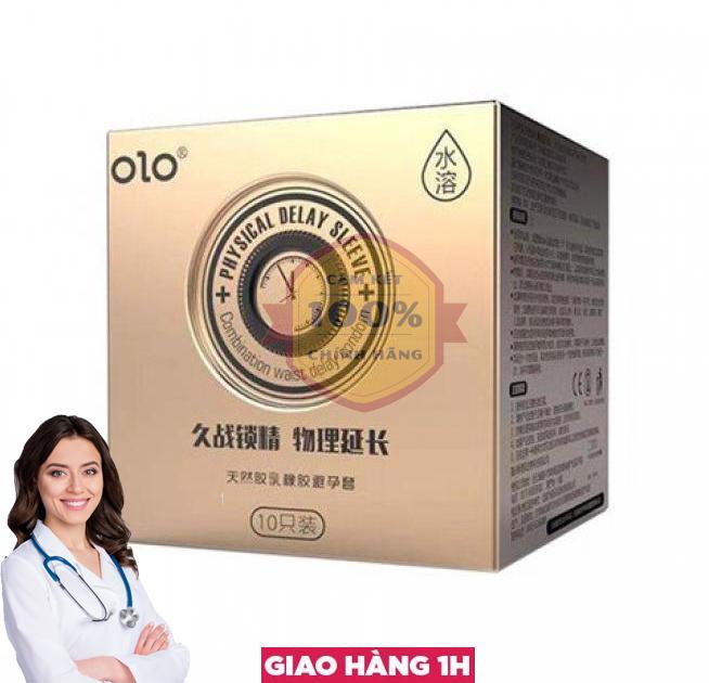  Bán Bao cao su OLO 0.01 Neo Physical Delay Sleeve - Siêu mỏng gân gai kéo dài thời gian tăng nhiệt  tốt nhất 
