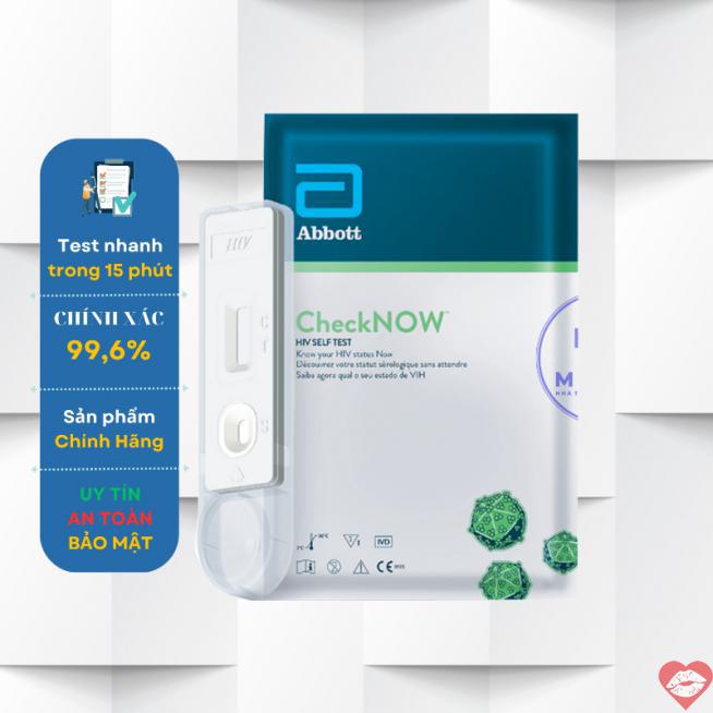 Cửa hàng bán Bộ que kit test CheckNow Abbott Hoa Kỳ xét nghiệm HIV chính xác tại nhà có tốt không? 