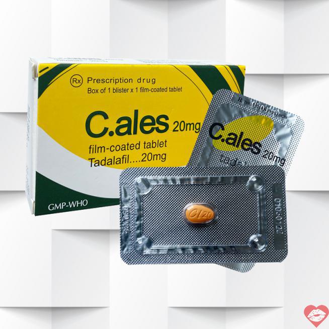 Nhập sỉ Cales 20mg hỗ trợ cương dương kéo dài thời gian chống xuất tinh vỉ 1 viên hàng mới về 