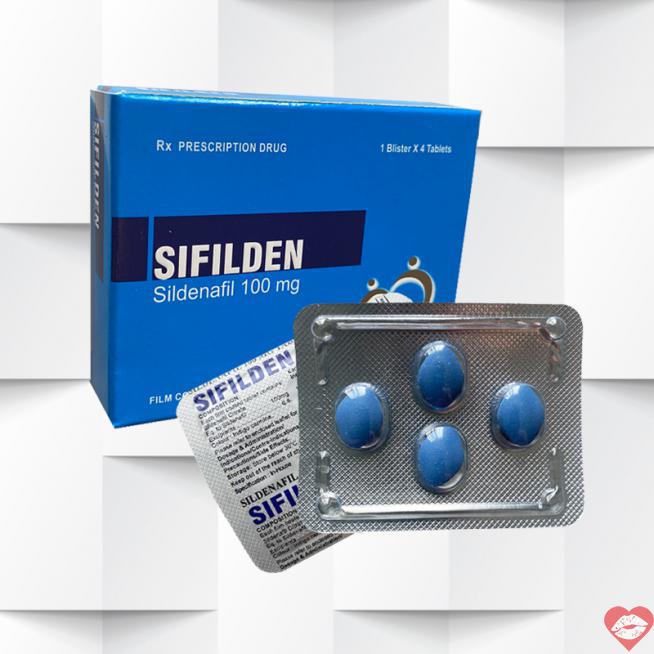 Bảng giá Thuốc Sifilden 100mg cường dương sildenafil 100 kéo dài thời gian chống xuất tinh sớm chính hãng 