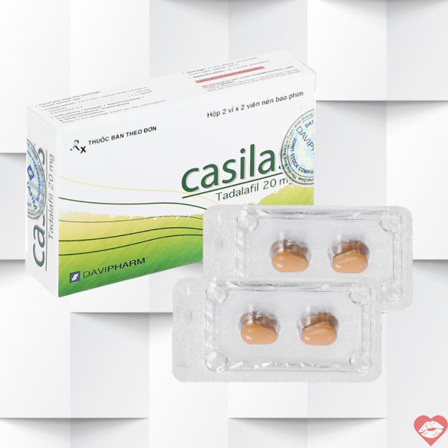 Thông tin Viên uống Casilas 20mg thuốc trị xuất tinh sớm kéo dài thời gian quan hệ loại tốt 