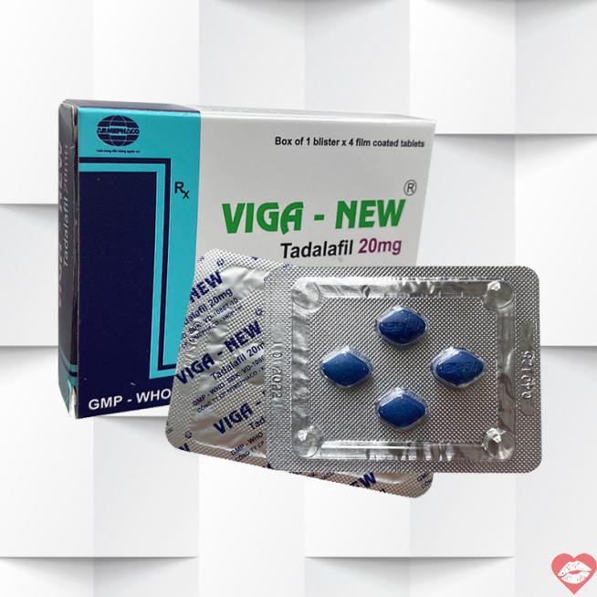 Cung cấp Viga New 20mg cường dương kéo dài thời gian chống xuất tinh hộp 4 viên nhập khẩu 