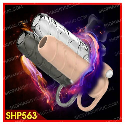 Bao cao su đôn dên tằng kích thước làm cô bé sướng điên - SHP563