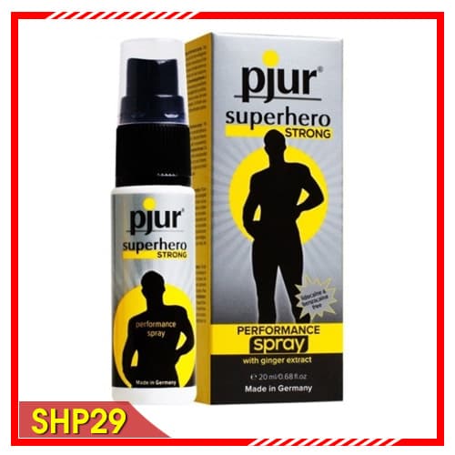 Thuốc Xịt Pjur Super Hero giúp quan hệ lâu ra - SHP29