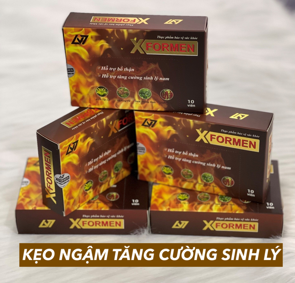 Xformen Hà Nội kẹo ngậm X Formen tăng cường sinh lý nam giới