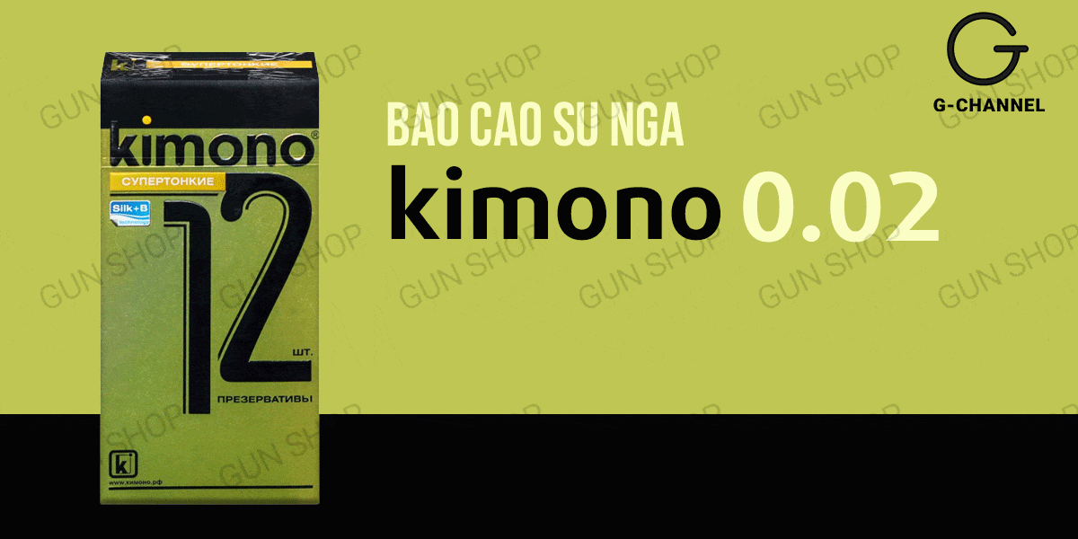 Mua Bao cao su Kimono Vàng - Siêu mỏng 0.02mm - Hộp 12 cái nhập khẩu Mua Bao cao su Kimono Vàng - Siêu mỏng 0.02mm - Hộp 12 cái nhập khẩu