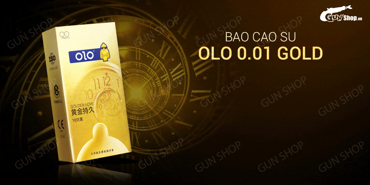 Thông tin Bao cao su OLO 0.01 Gold - Siêu mỏng kéo dài thời gian - Hộp 10 cái giá sỉ Thông tin Bao cao su OLO 0.01 Gold - Siêu mỏng kéo dài thời gian - Hộp 10 cái giá sỉ