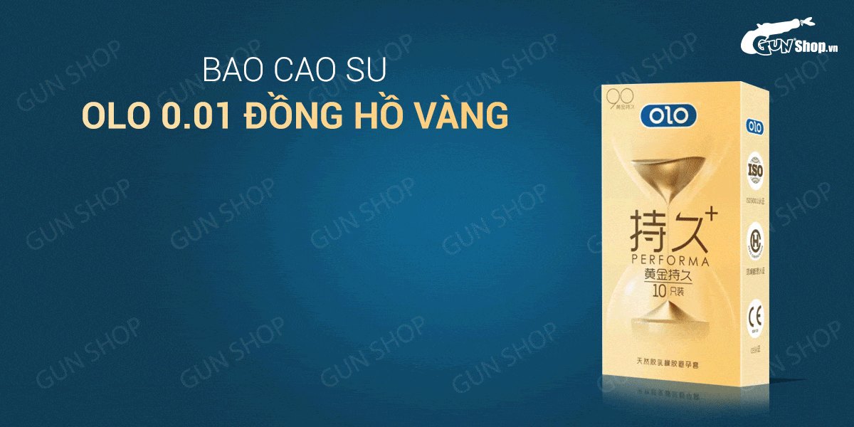 Bán Bao cao su OLO 0.01 Đồng Hồ Vàng - Kéo dài thời gian - Hộp 10 cái chính hãng Bán Bao cao su OLO 0.01 Đồng Hồ Vàng - Kéo dài thời gian - Hộp 10 cái chính hãng