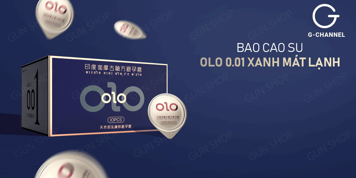 Giá sỉ Bao cao su OLO 0.01 Xanh - Siêu mỏng mát lạnh kéo dài thời gian - Hộp 10 cái có tốt không? Giá sỉ Bao cao su OLO 0.01 Xanh - Siêu mỏng mát lạnh kéo dài thời gian - Hộp 10 cái có tốt không?