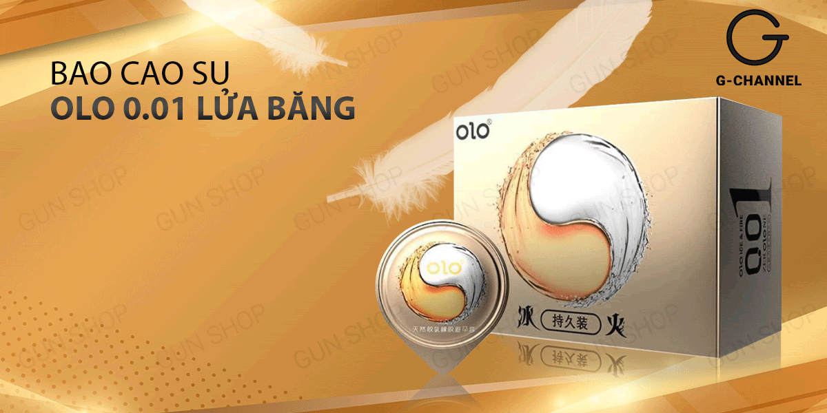 Giá sỉ Bao cao su OLO 0.01 Lửa Băng - Siêu mỏng kéo dài thời gian - Hộp 10 cái giá tốt