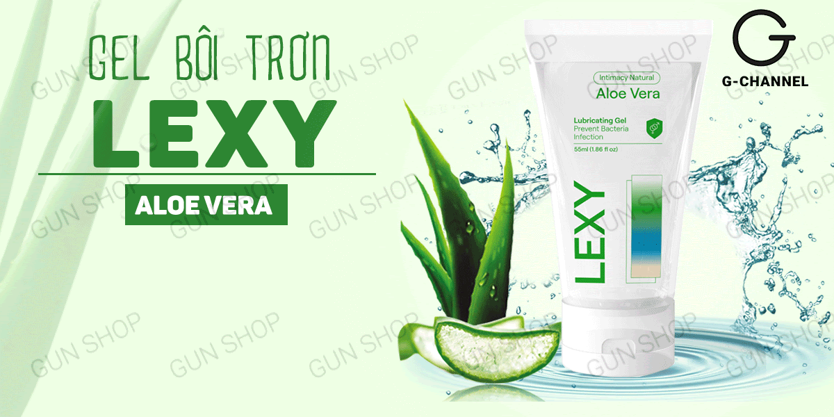 Bỏ sỉ Gel bôi trơn tinh chất lô hội - Lexy Aloe - Chai 55ml cao cấp Bỏ sỉ Gel bôi trơn tinh chất lô hội - Lexy Aloe - Chai 55ml cao cấp