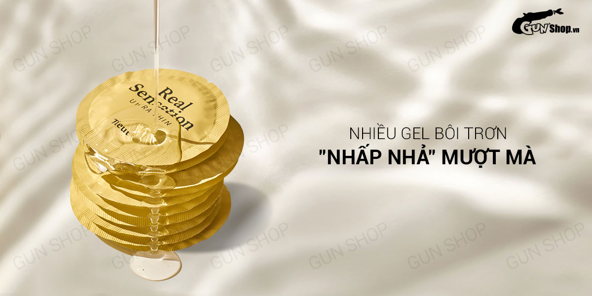  Mua Bao cao su Real Sensation Ultra Thin - Siêu mỏng - Hộp 12 cái giá rẻ