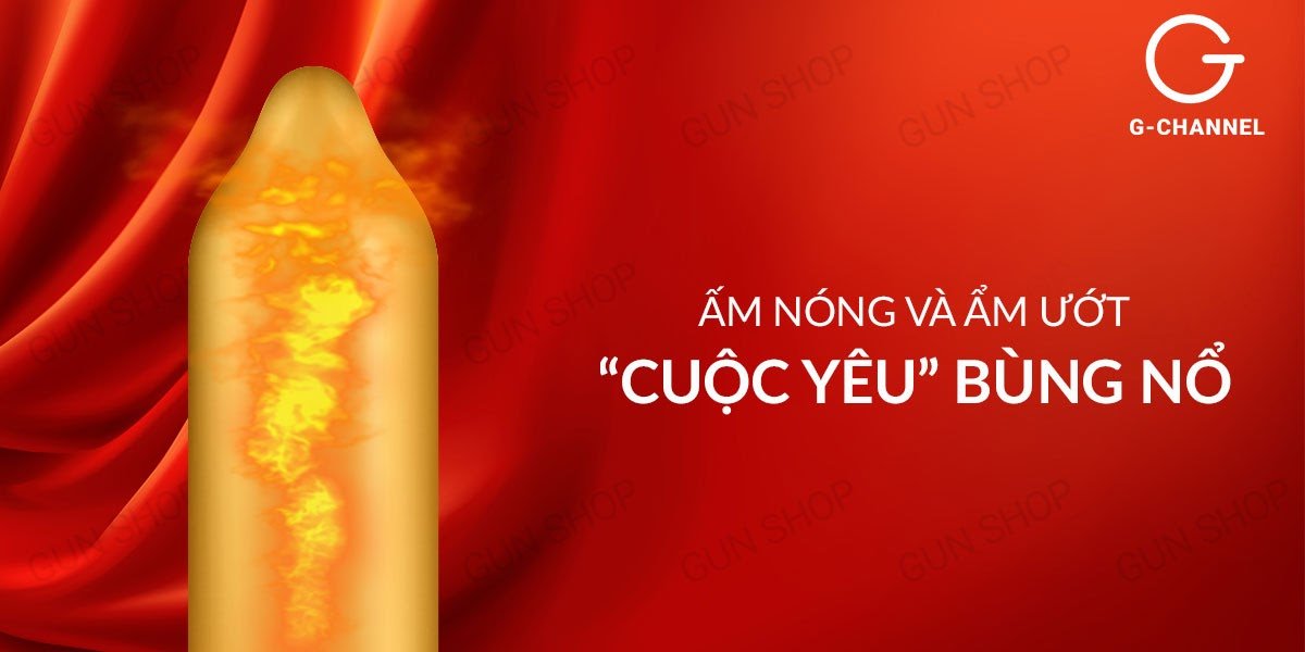 Cung cấp Bao cao su OLO 0.01 Đỏ ống tròn - Siêu mỏng nóng ấm - Hộp 10 cái giá sỉ