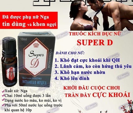  Nơi bán Thuốc kích dục Super D kích thích nữ chính hãng Nga tác dụng mạnh có tốt không?