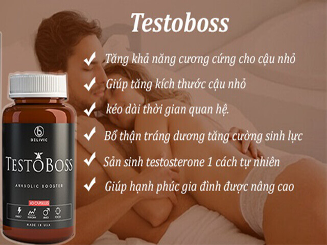  Mua Thuốc Testoboss chính hãng USA tăng cường sinh lý phái mạnh rất tốt hàng mới về