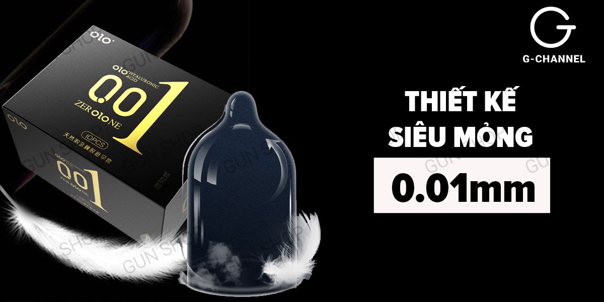 Cung cấp Bao cao su OLO 0.01 Đen - Siêu mỏng hương vani - Hộp 10 cái tốt nhất Cung cấp Bao cao su OLO 0.01 Đen - Siêu mỏng hương vani - Hộp 10 cái tốt nhất