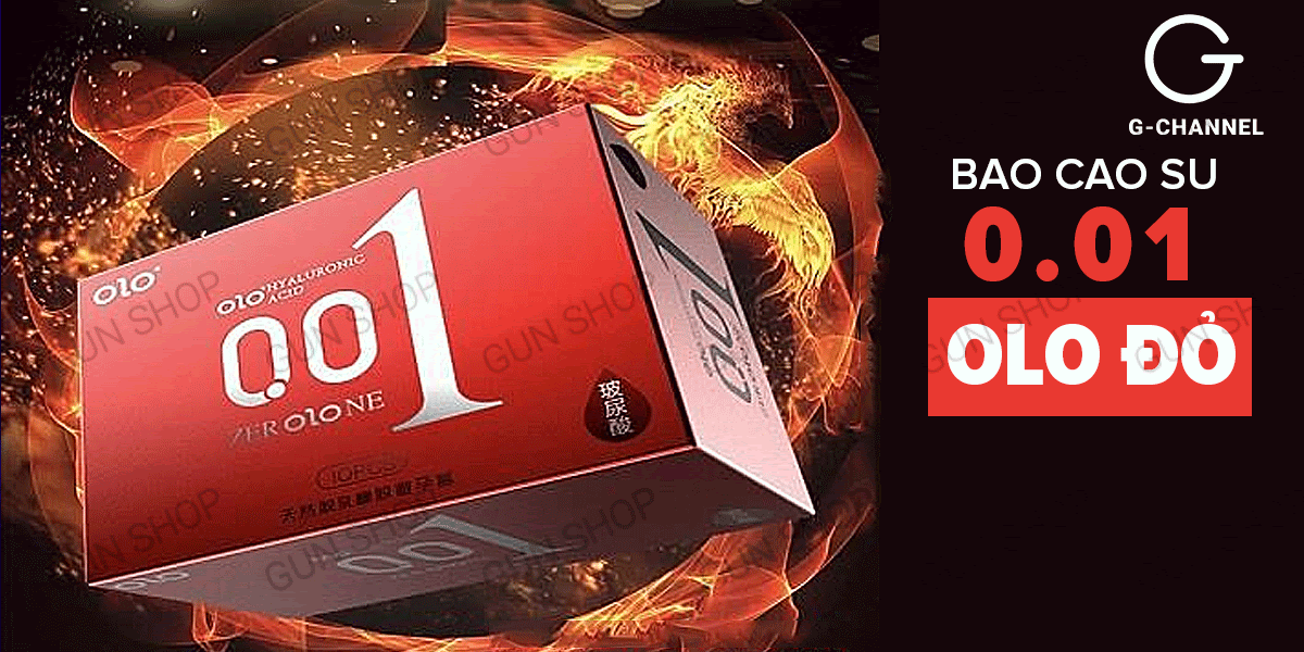 Địa chỉ bán Bao cao su OLO 0.01 Đỏ - Siêu mỏng nóng ấm - Hộp 10 cái chính hãng Địa chỉ bán Bao cao su OLO 0.01 Đỏ - Siêu mỏng nóng ấm - Hộp 10 cái chính hãng