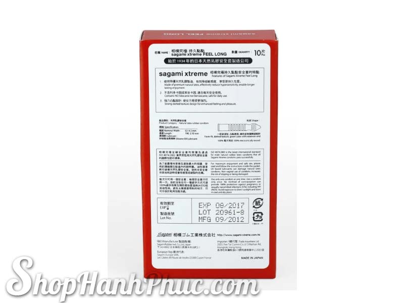  Phân phối Bao cao su siêu mỏng Sagami Xtreme Super Thin nhập từ Nhật Bản - SHP934 có tốt không?