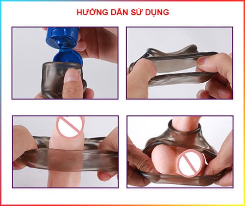  Bảng giá Botome - Vòng Khóa Dương Vật Silicon Có Rung Dành Cho Nam - SHP1098 chính hãng