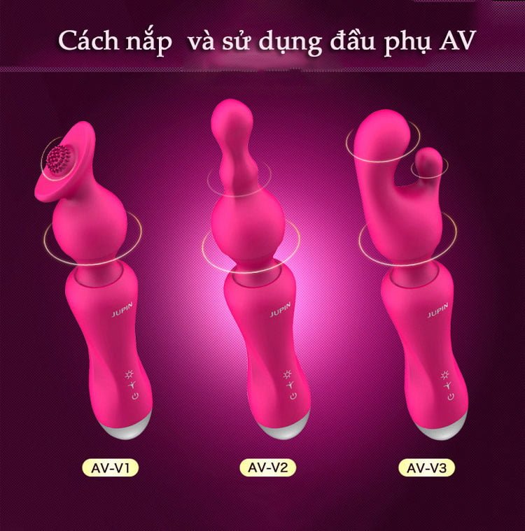  Review Jupinter Chày Rung 3 Đầu Làm Phái Đẹp Si Mê SHP556 cao cấp