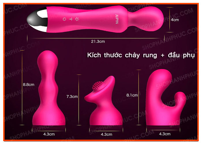  Review Jupinter Chày Rung 3 Đầu Làm Phái Đẹp Si Mê SHP556 cao cấp