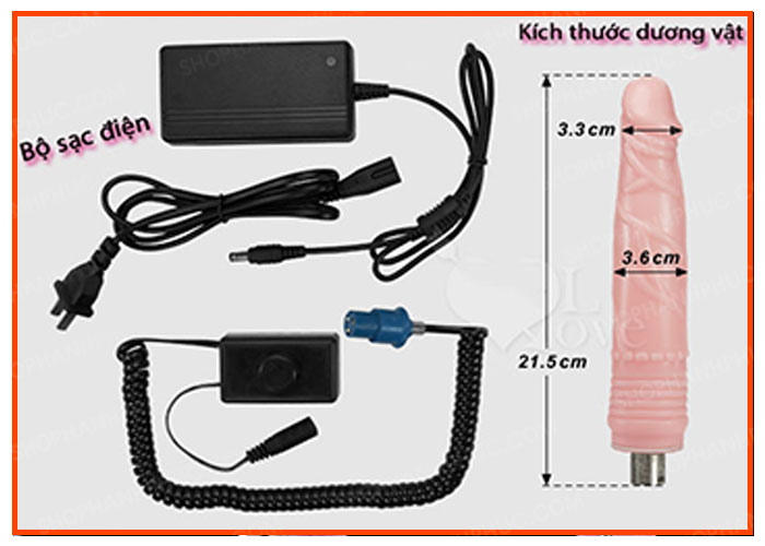  Phân phối Machine Gun - Loại Dụng Cụ Thủ Dâm Tự Động Hạng Nặng - SHP559 hàng mới về