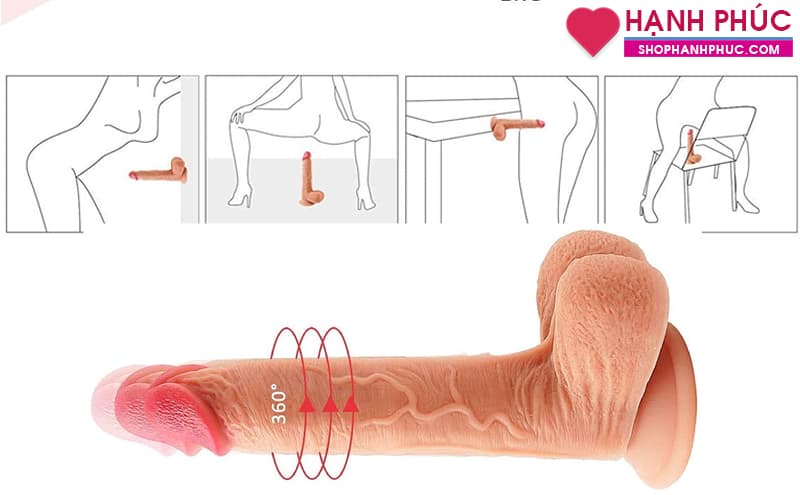  Đánh giá Dương Vật Giả Dính Tường Siêu Rung Panly - SHP1202 cao cấp