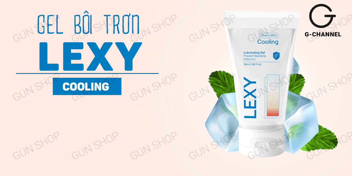  Shop bán Gel bôi trơn bạc hà mát lạnh - Lexy Cooling - Chai 55ml hàng mới về