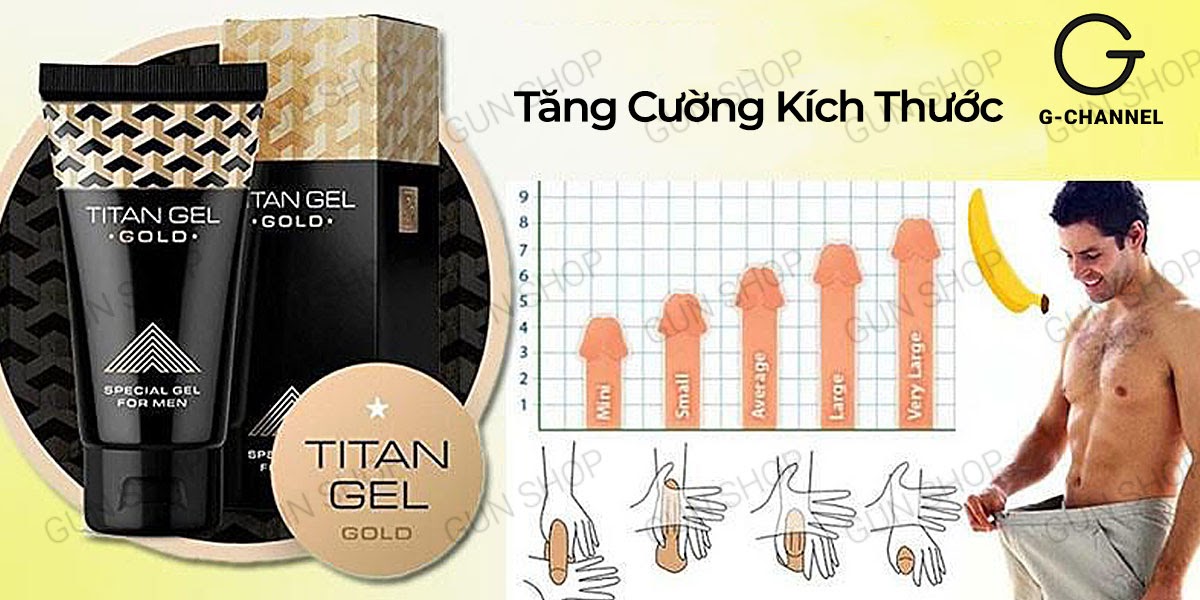 Bảng giá Gel bôi trơn tăng kích thước cao cấp - Titan Gold - Chai 50ml nhập khẩu Bảng giá Gel bôi trơn tăng kích thước cao cấp - Titan Gold - Chai 50ml nhập khẩu
