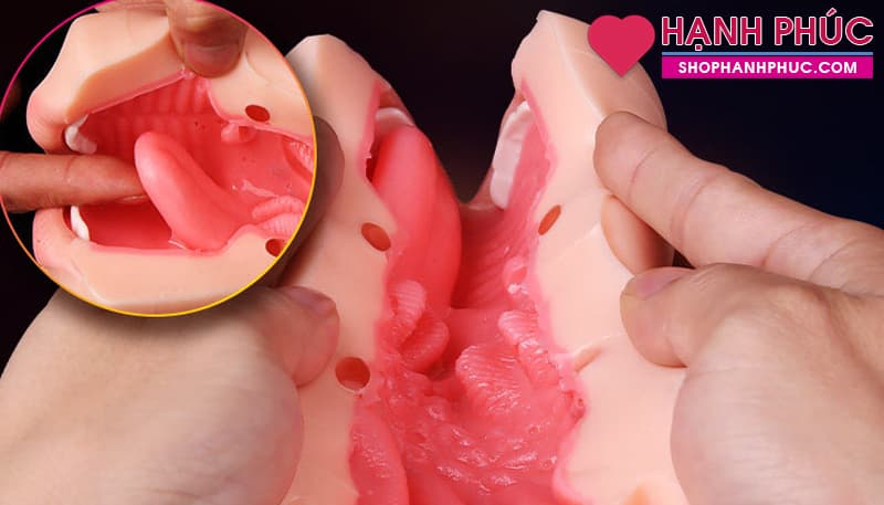 Đại lý JIUAI Oral 3D – Âm Đạo Giả 2 Đầu Đẹp Xuất Sắc - SHP1011 chính hãng