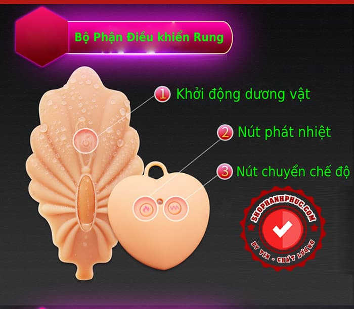 Thông tin Dương Vật Giả Mini Có Rung – Sưởi Ấm – Điều Khiển Từ Xa - SHP1203 loại tốt