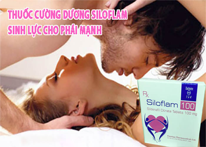 Cung cấp Viên uống SILOFLAM 100MG thuốc cường dương dành cho nam giới trị xuất tinh sớm kéo dài thời gian quan hàng xách tay