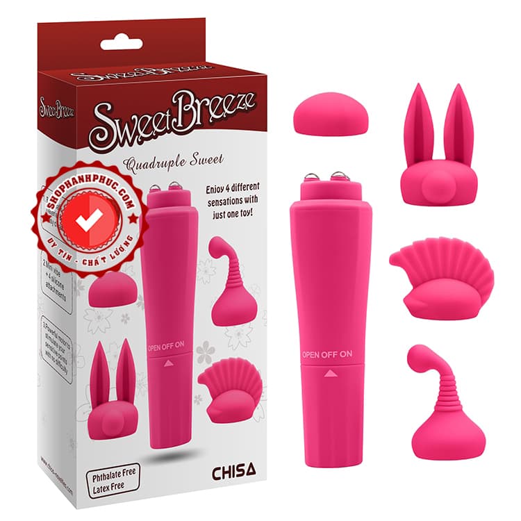  Mua Sweet Breeze – Máy Rung Sextoy 3 Đầu Phụ Đa Năng - SHP1164 có tốt không?