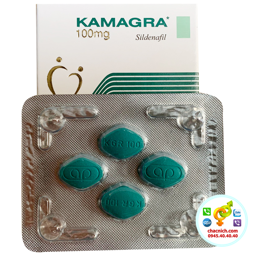  Thông tin Thuốc cường dương Kamagra 100mg hỗ trợ tăng sinh lý nam giới của Ấn Độ hàng xách tay