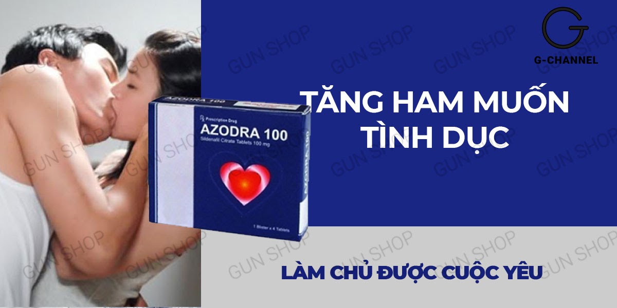 Bán Viên uống hỗ trợ cương dương tăng cường sinh lý Azodra 100mg - Hộp 4 viên loại tốt Bán Viên uống hỗ trợ cương dương tăng cường sinh lý Azodra 100mg - Hộp 4 viên loại tốt