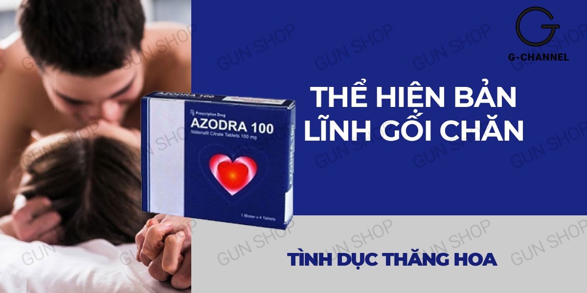 Bán Viên uống hỗ trợ cương dương tăng cường sinh lý Azodra 100mg - Hộp 4 viên loại tốt Bán Viên uống hỗ trợ cương dương tăng cường sinh lý Azodra 100mg - Hộp 4 viên loại tốt