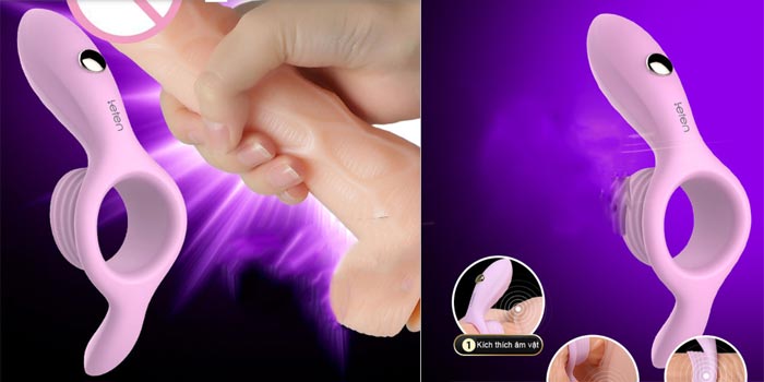  Cửa hàng bán Vòng Rung Điểm G Leten Có Quai Đeo Và Lưỡi Liếm - SHP970 hàng mới về